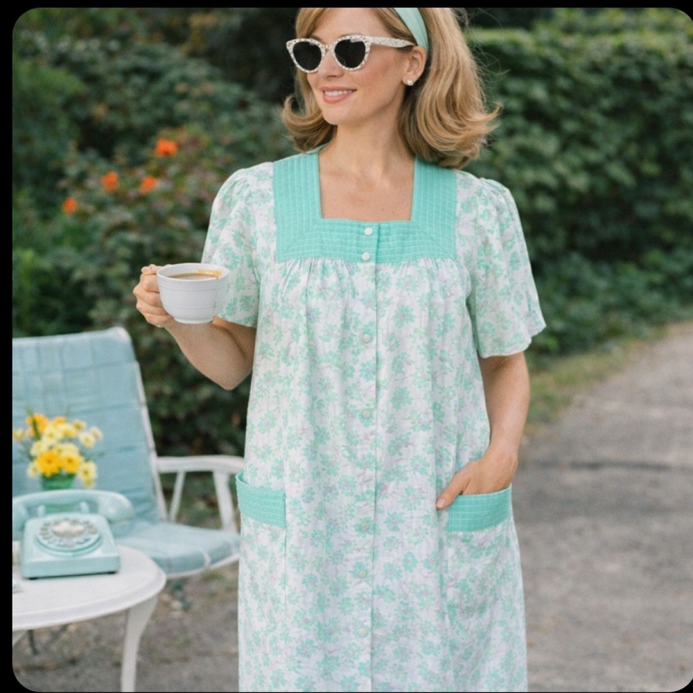 Vintage 60’s Housecoat Robe